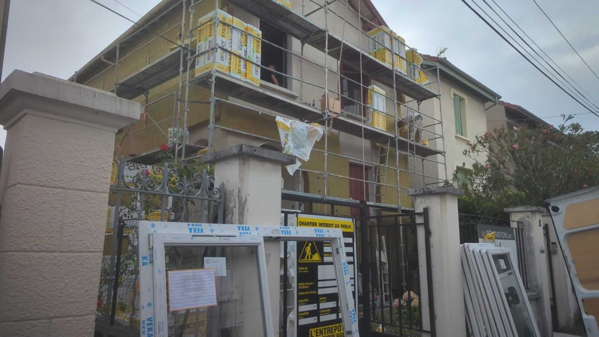 ITE avec une maison en mâchefer à Grenoble